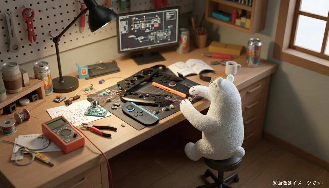 開発中の様子を描いたイラスト