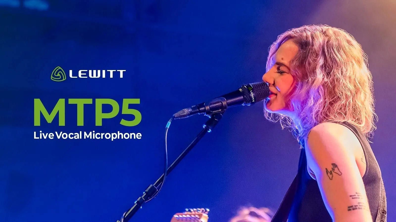LEWITT MTP 5 Live Vocal Microphoneが新発売！ボーカリストに寄り添う高性能ダイナミックマイク