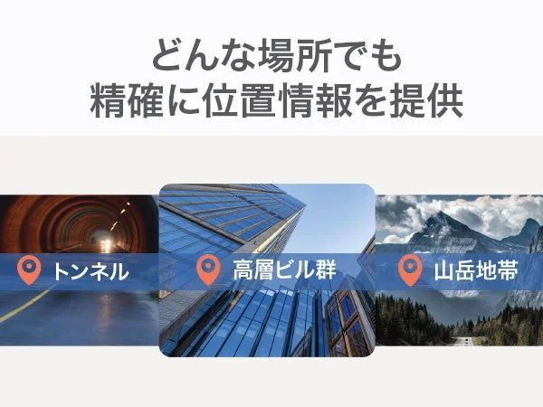 どこでも高精度な位置情報