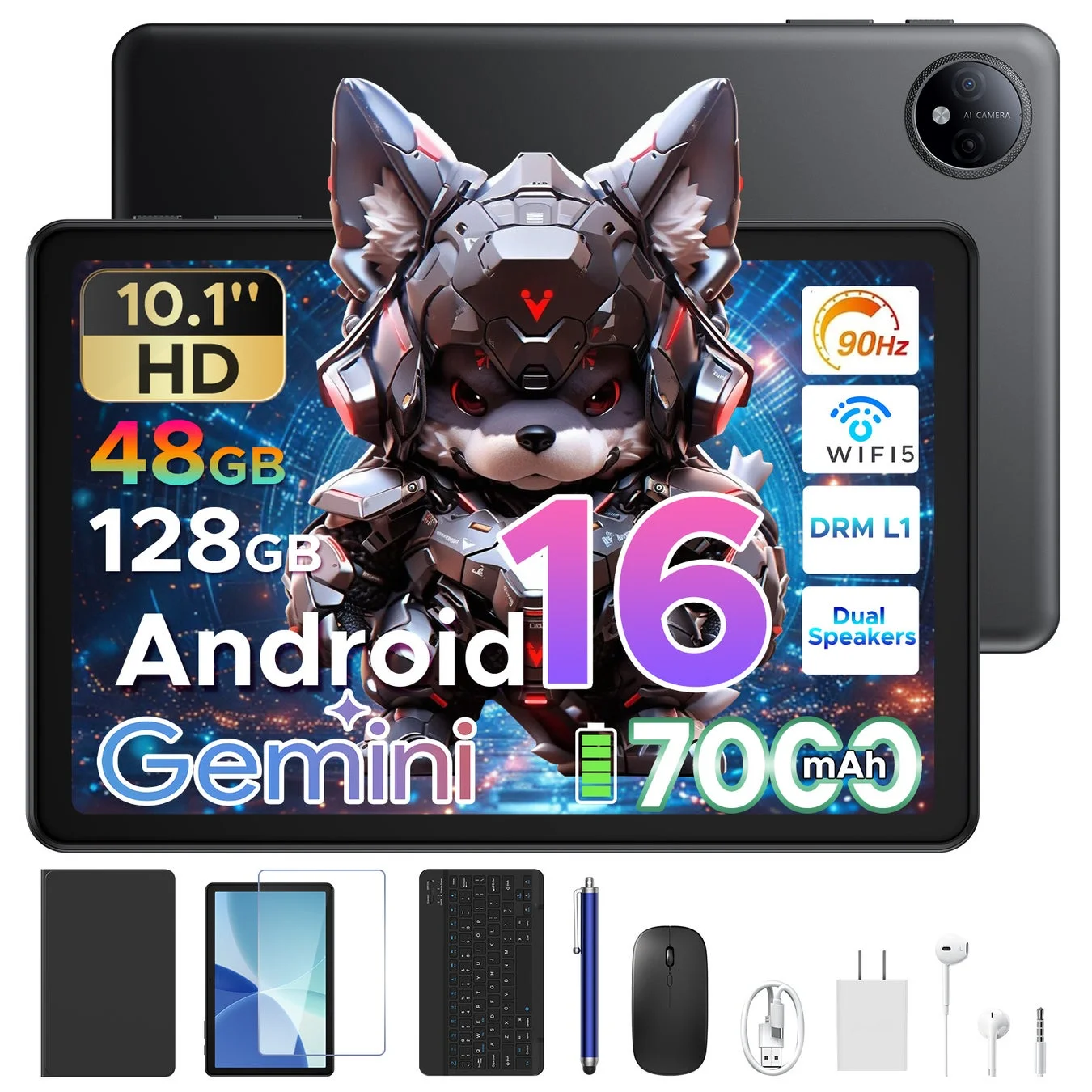 Android 16×AI搭載タブレット「Aorlym P10」が楽天市場で4,000円OFFセール開催！キーボード・マウス付属で13,900円