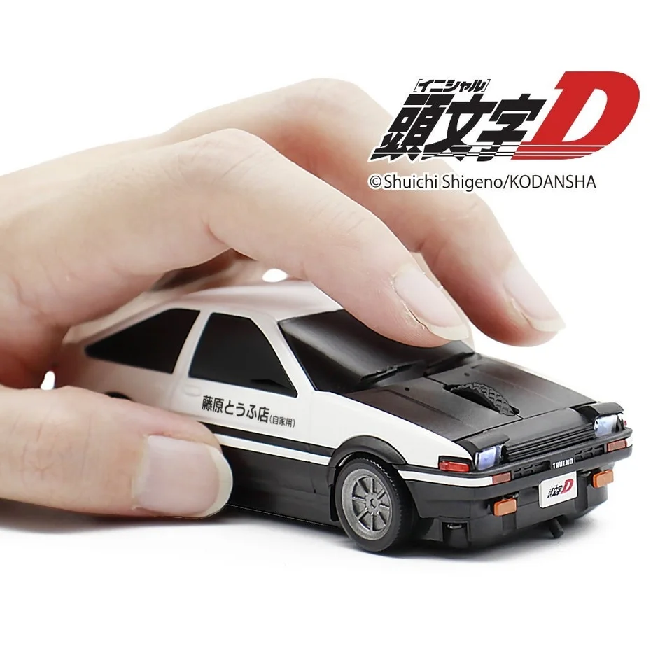 『頭文字D』藤原拓海の愛車「AE86」モチーフのBluetooth無線マウス後期版、予約販売開始！リトラクタブルライト開閉ギミック搭載