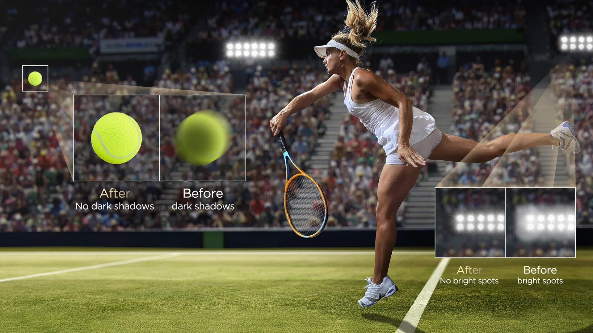 テニス選手の画質比較