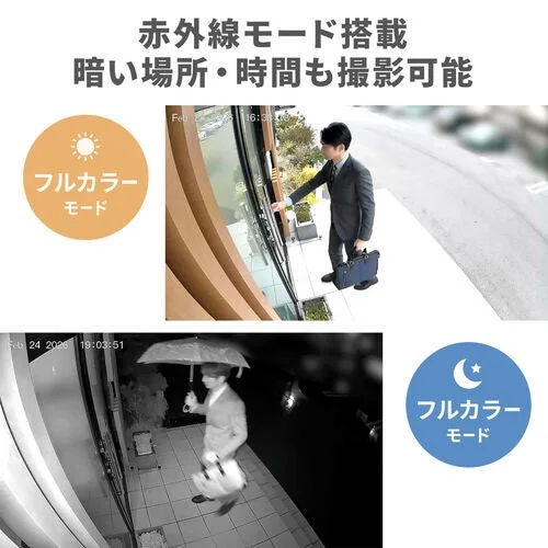 赤外線モードとフルカラーモード