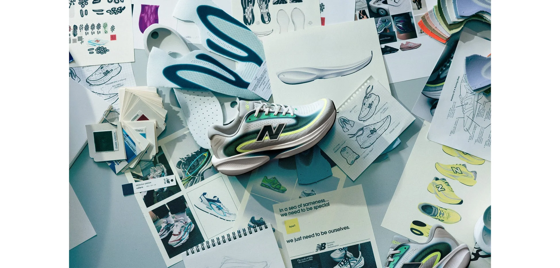 New Balance スニーカーのデザインプロセス