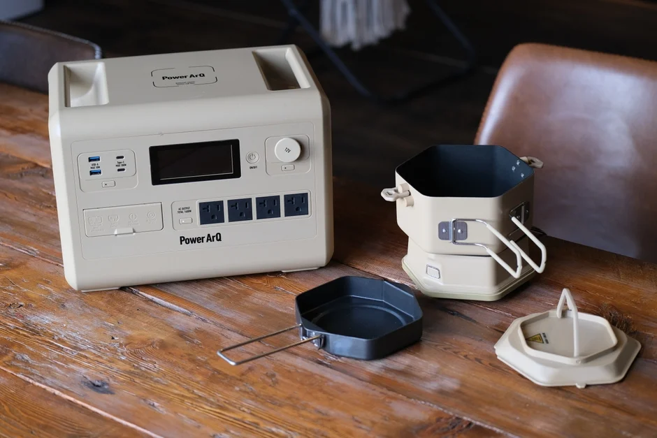 PowerArQ DuoPotとポータブル電源