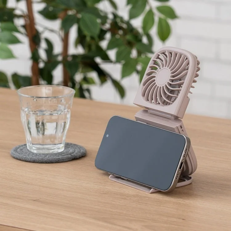 累計9万台超の多機能ファンに新色「ベージュ」登場！Life on Products「ハンズフリー5wayスリムファン」発売