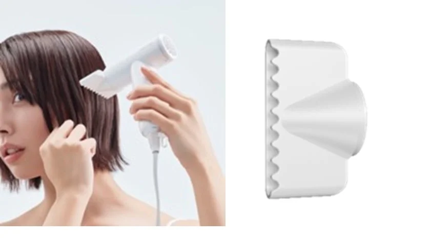 波型ノズルと使用イメージ