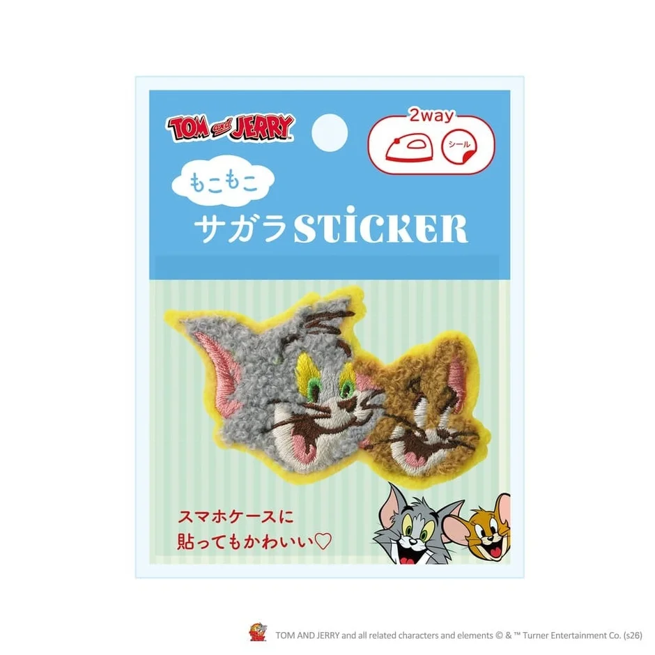トムとジェリー 2way シール もこもこ サガラ STICKER