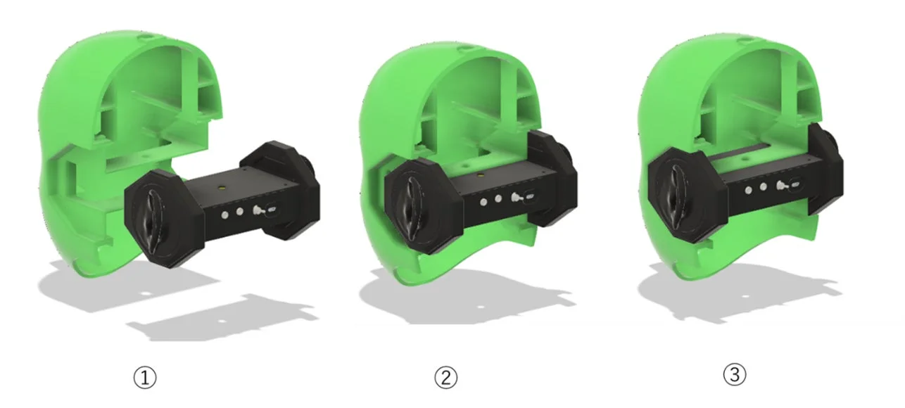 W-BM1本体の挿入