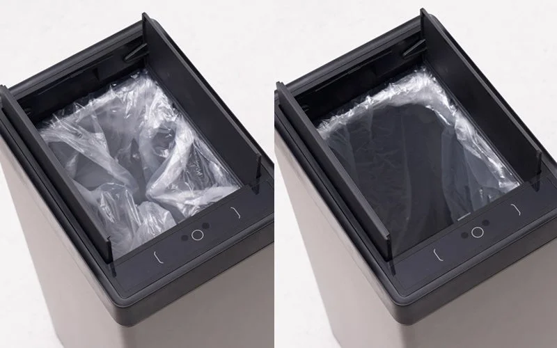 もう袋を手で広げない！ファンの風でゴミ袋を自動展開する『PITA BOX 30L』新発売