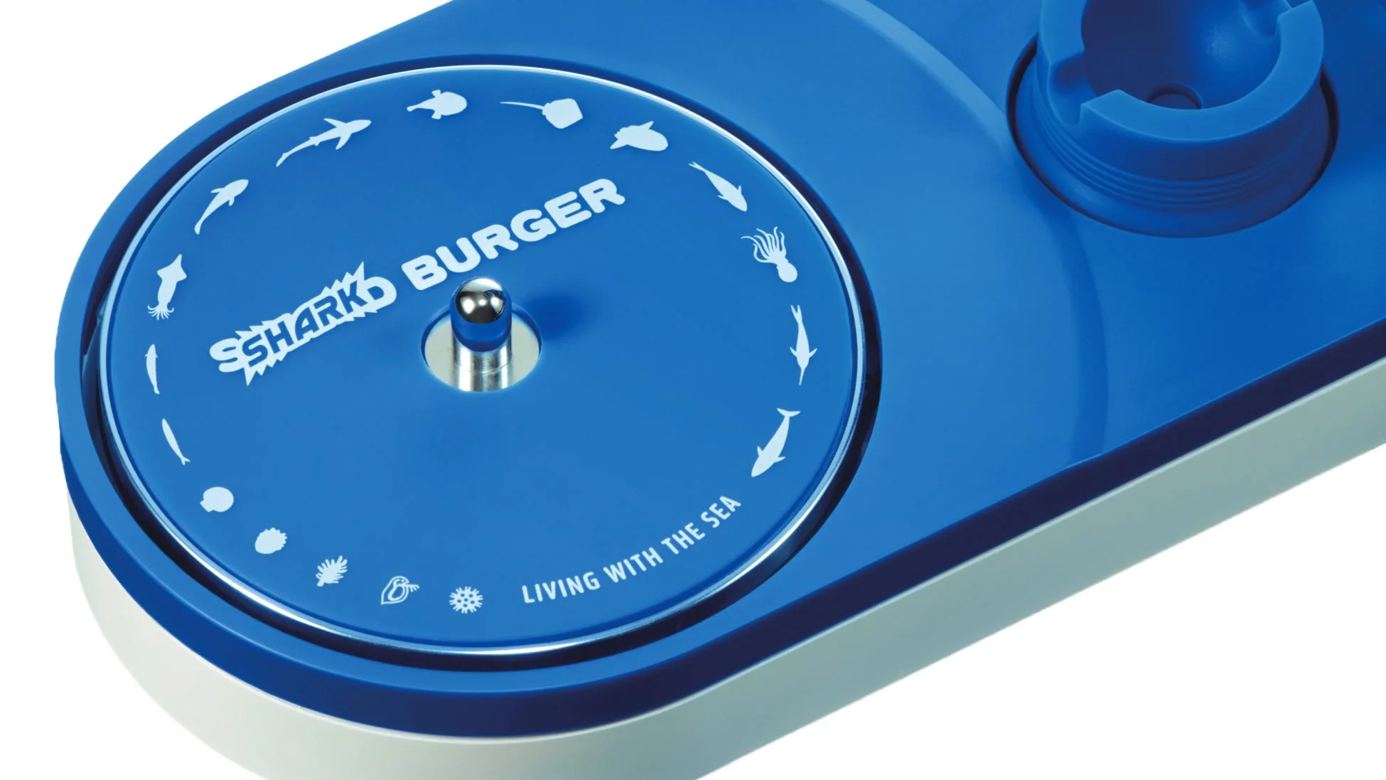 SHARK BURGERのスリップマットデザイン