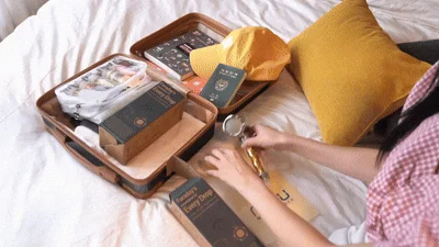 シャワーヘッドと旅行用品