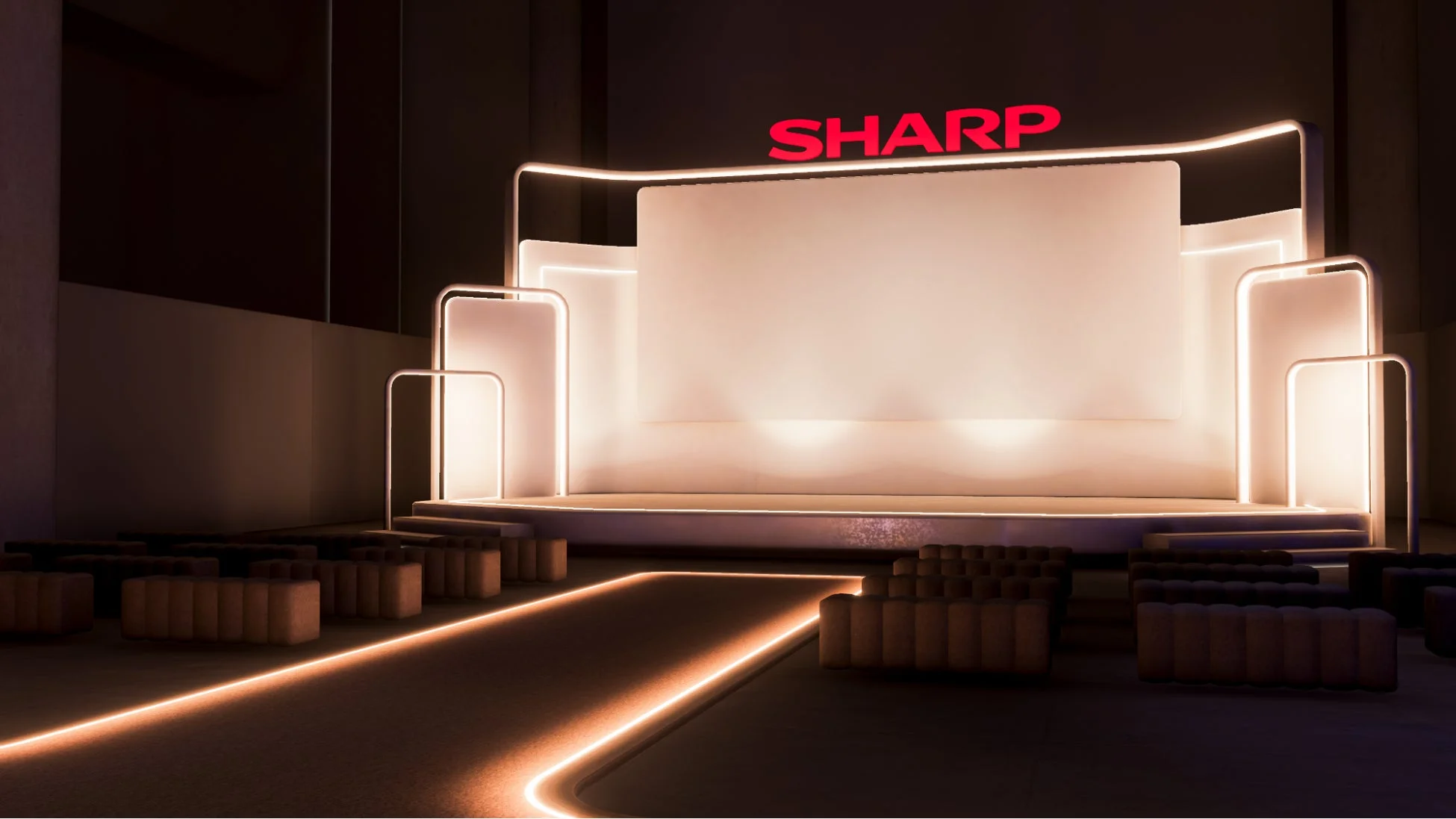 モダンなステージ