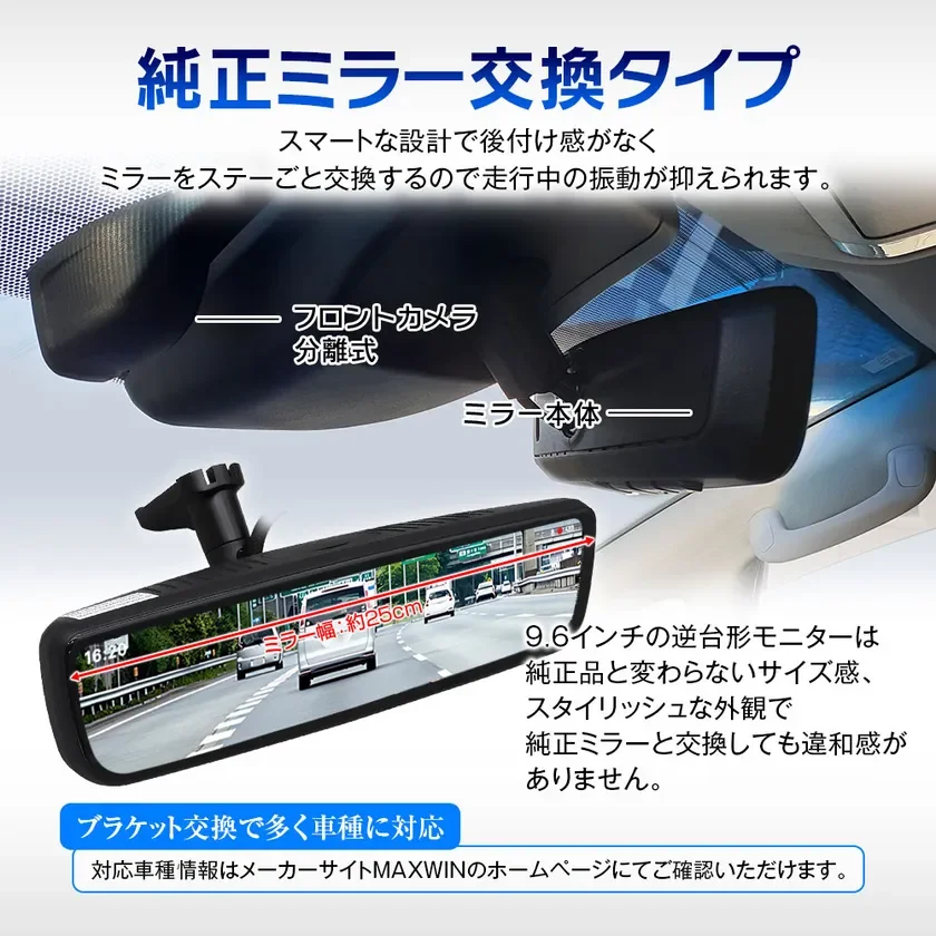 純正ミラー交換タイプ