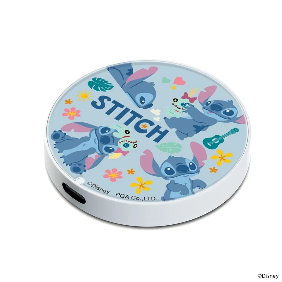スティッチのワイヤレス充電器