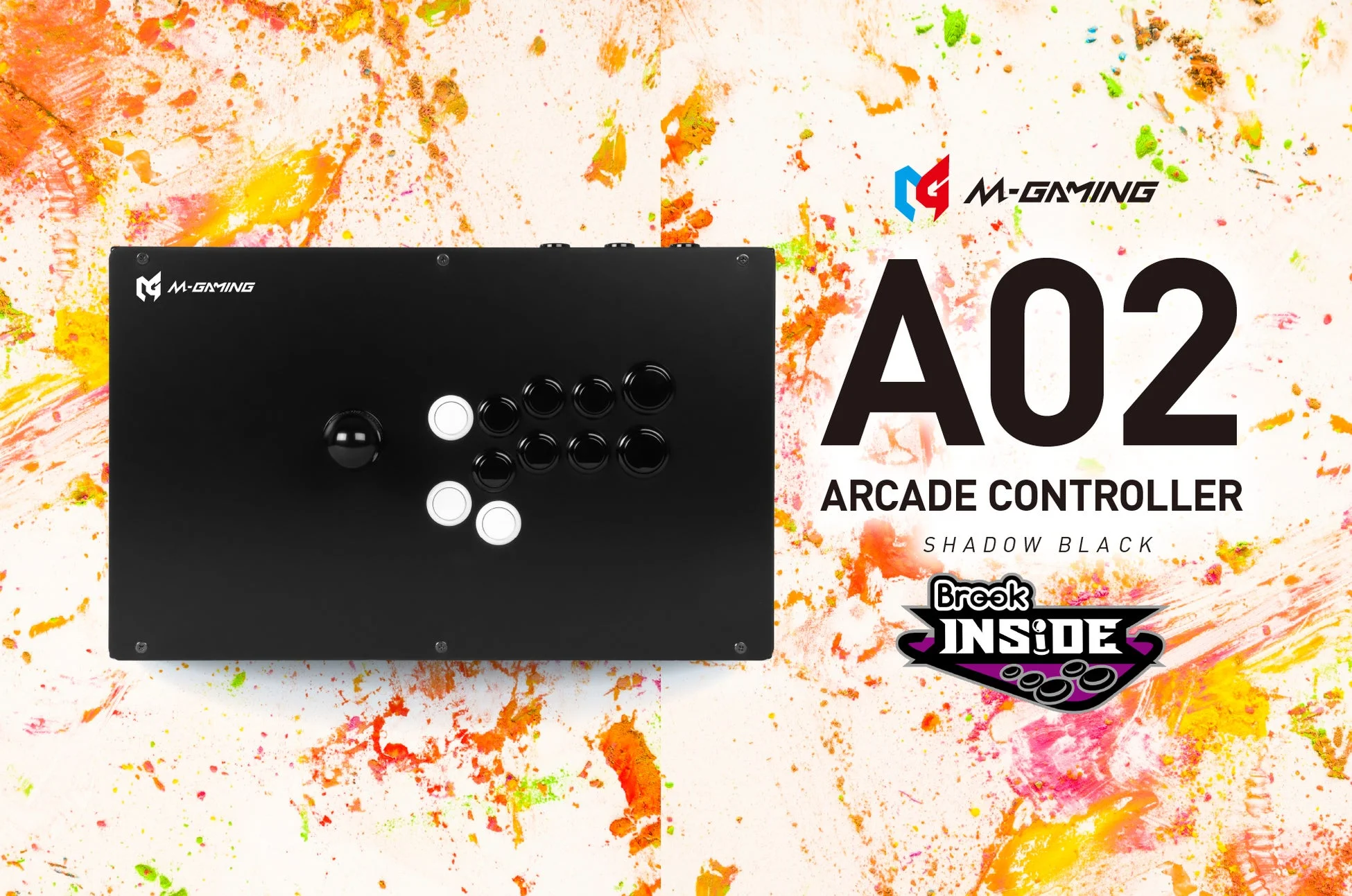 「M-GAMING A02」予約受付開始！プロゲーマーネモ選手監修の最新アケコンが登場、先行受注で5,000円引きも