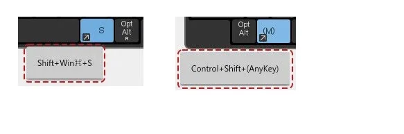 ショートカットキーツールチップ