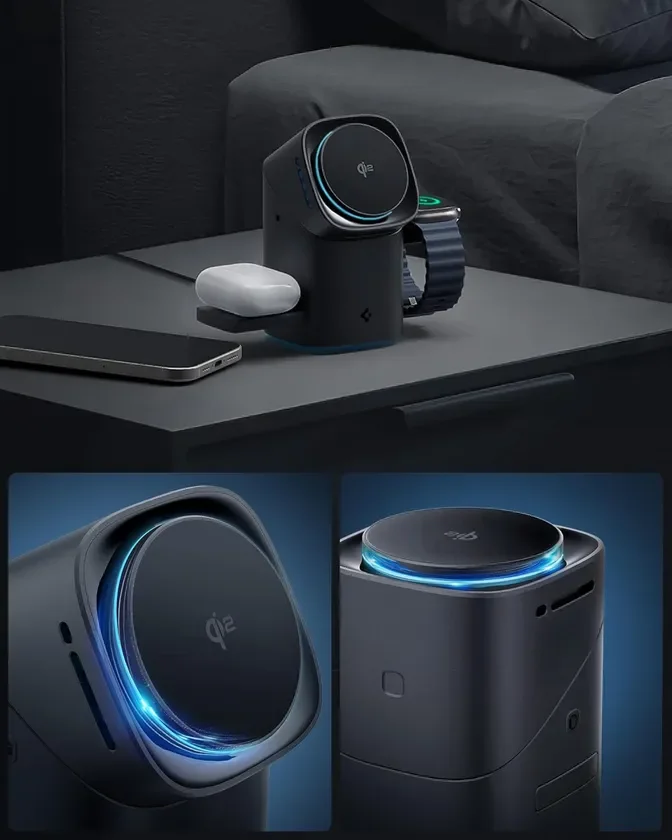 Qi2対応マルチデバイスワイヤレス充電器