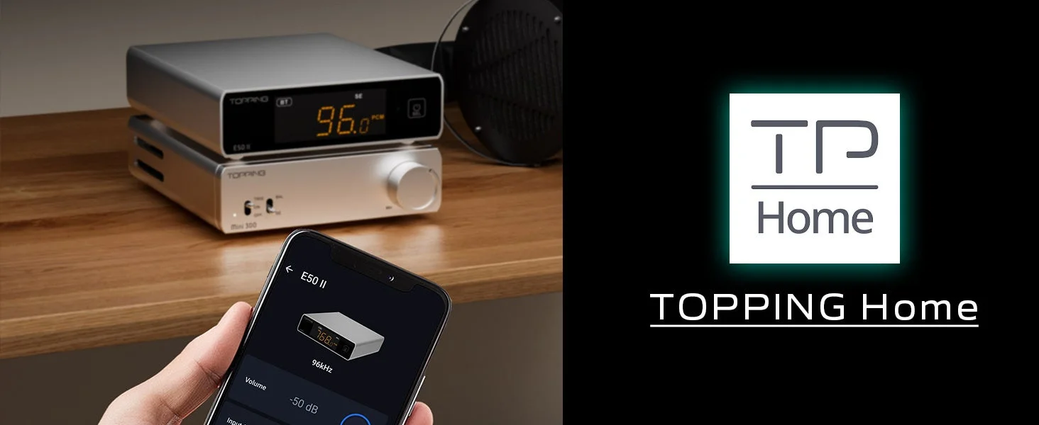 TOPPING Homeアプリの操作画面