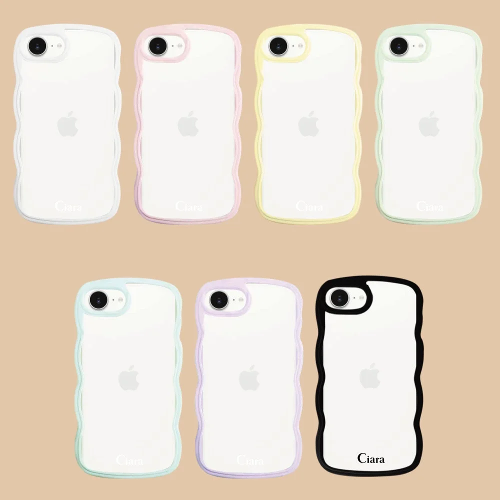 【新型iPhone17eケース】Ciaraからトレンドのウェーブ型クリアケースが新登場！