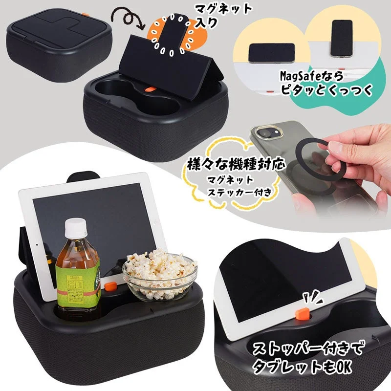 MagSafe対応スマホスタンドとタブレットストッパー