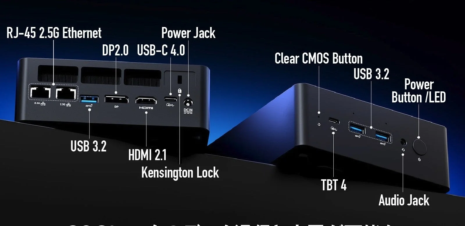 MINIX ER936のポート