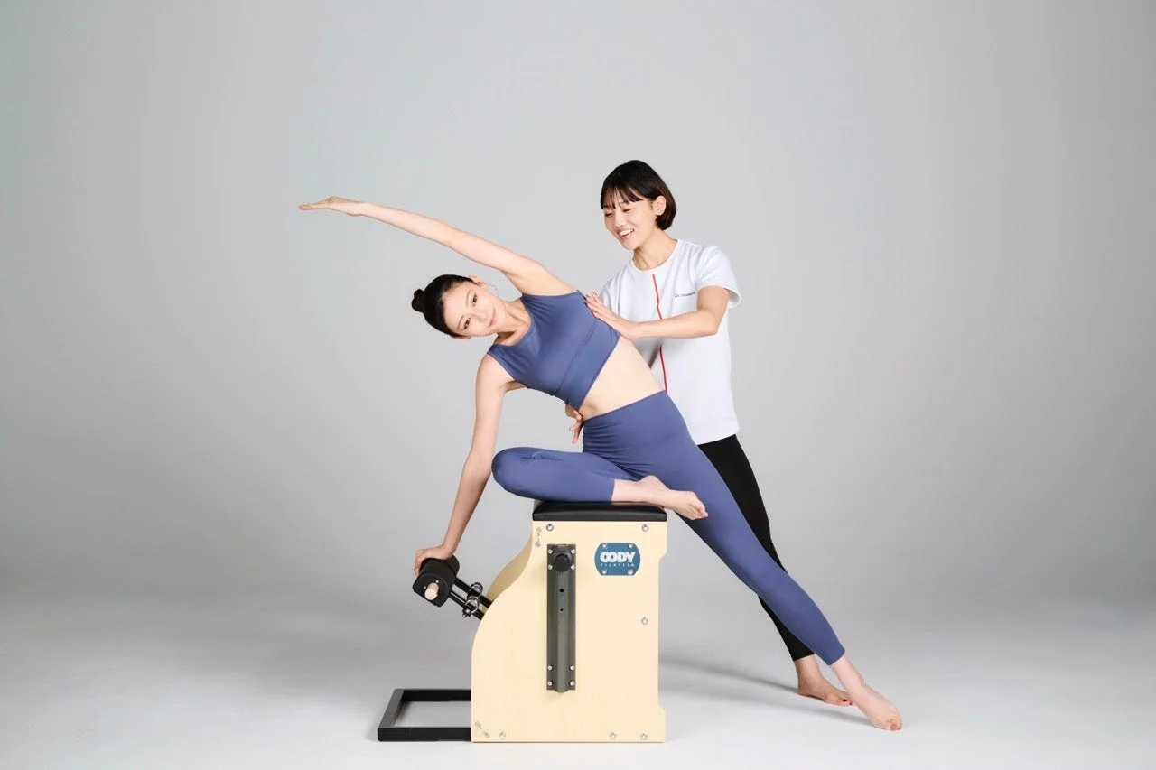 ピラティス器具でのトレーニング