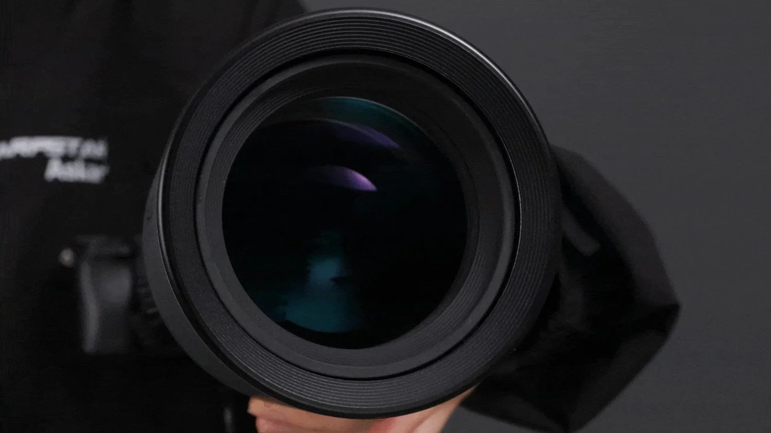 レンズのクローズアップ