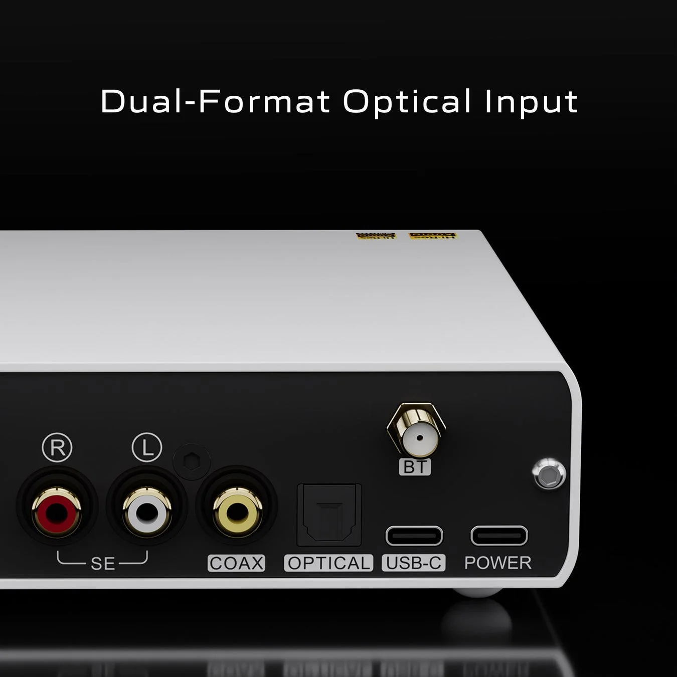 TOPPING E50 IIの背面パネル