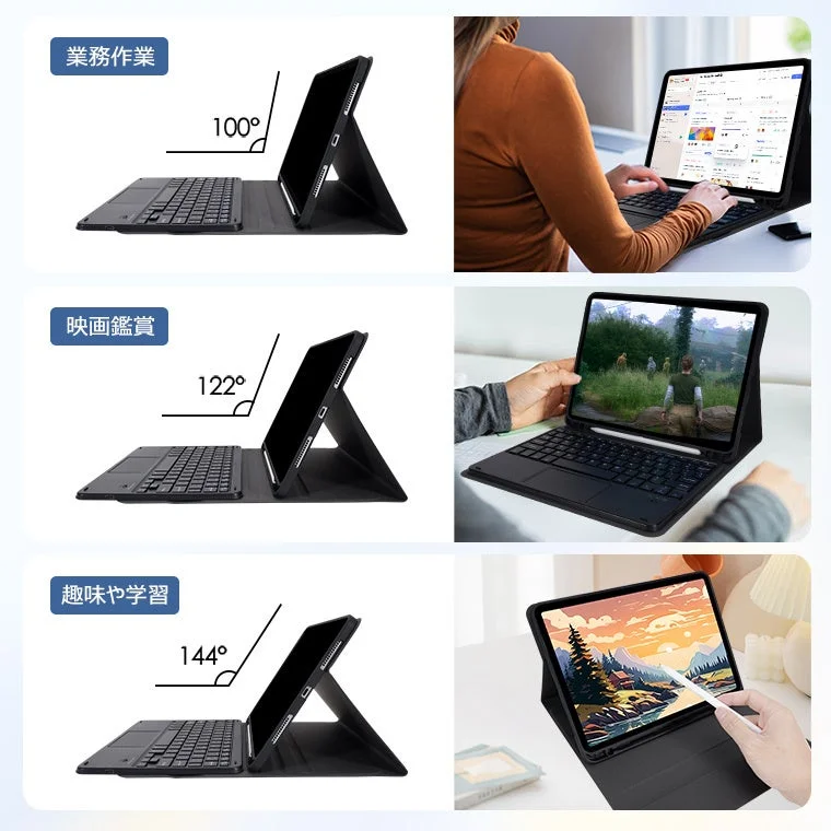 iPadの角度調整機能