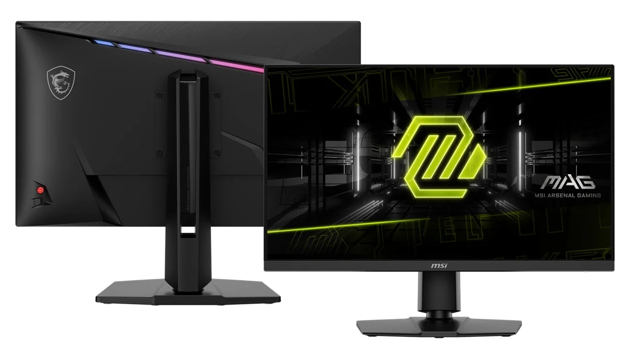 MAG 272URDF E16 背面とライティング