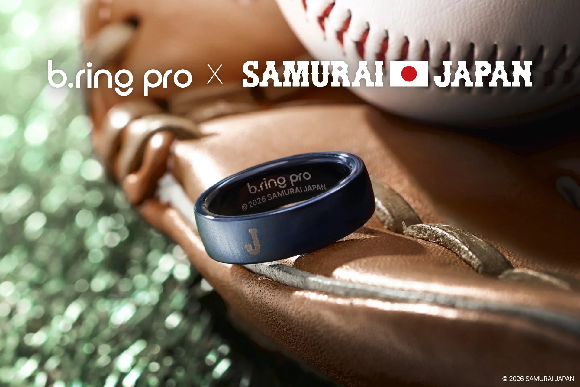 野球日本代表「侍ジャパン」コラボスマートリング『侍ジャパン×b.ring』がヤマダデンキで新発売！