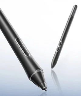 洗練されたデザインの黒いデジタルペンが2本