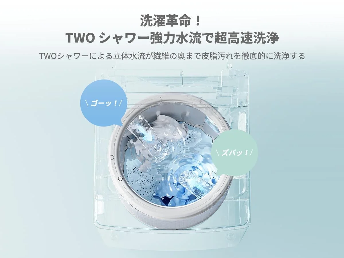 TWOシャワー強力水流