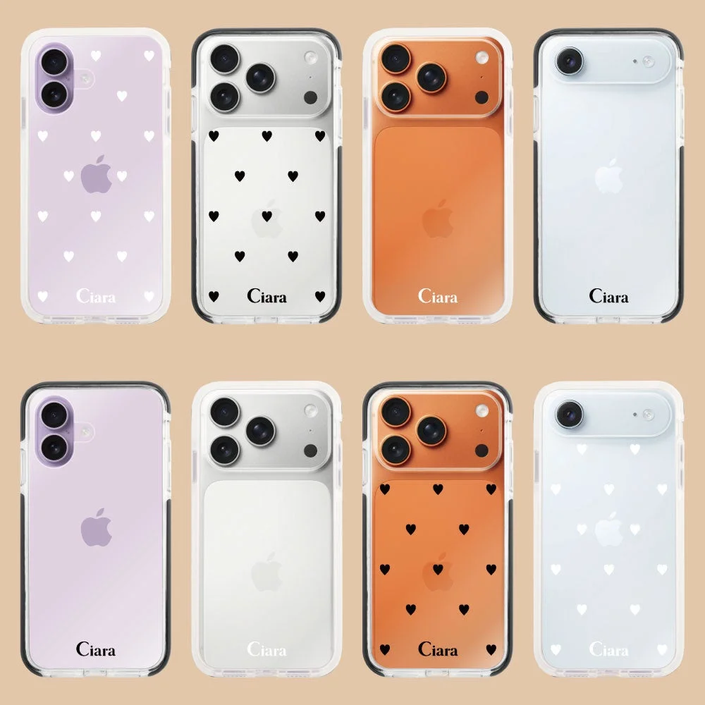 Ciara 耐衝撃クッションバンパークリアケース デザイン