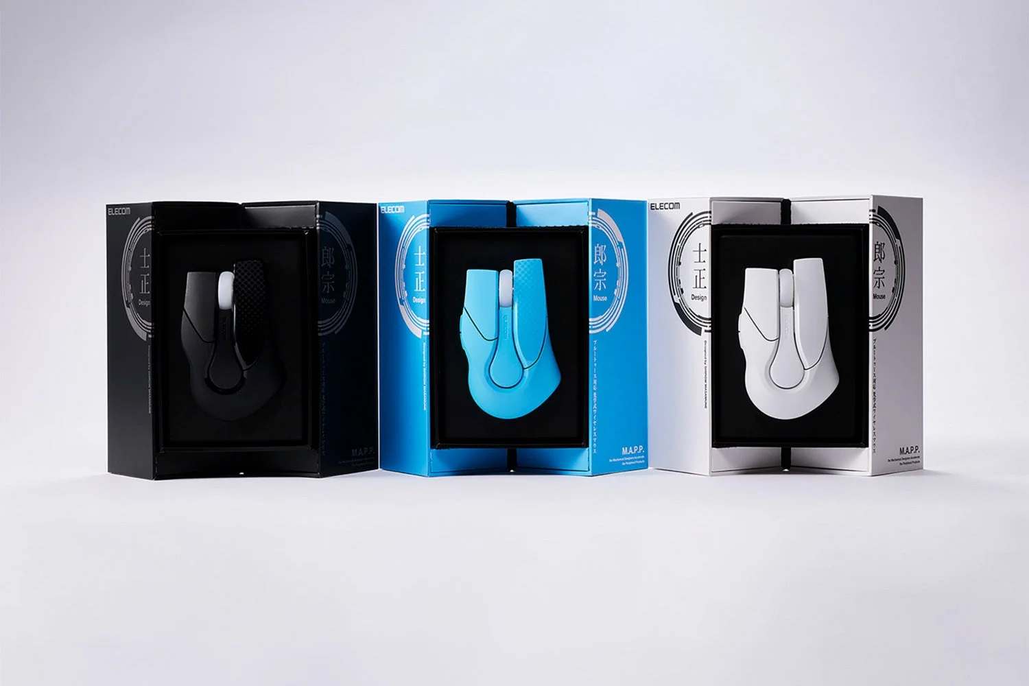 士郎正宗氏デザインマウスM.A.P.P.のパッケージ