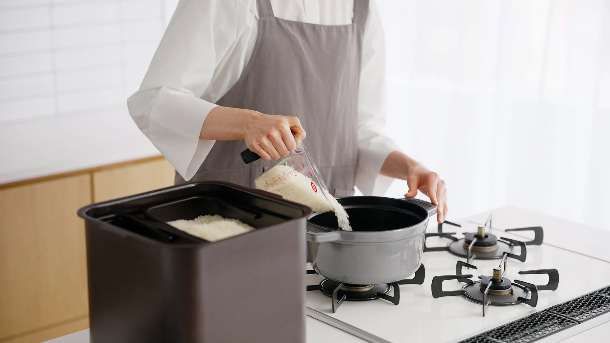 【最大40％OFF】四角で整う、分けて守る。真空保存米びつ「空蔵（KURA）」Makuakeで先行販売開始