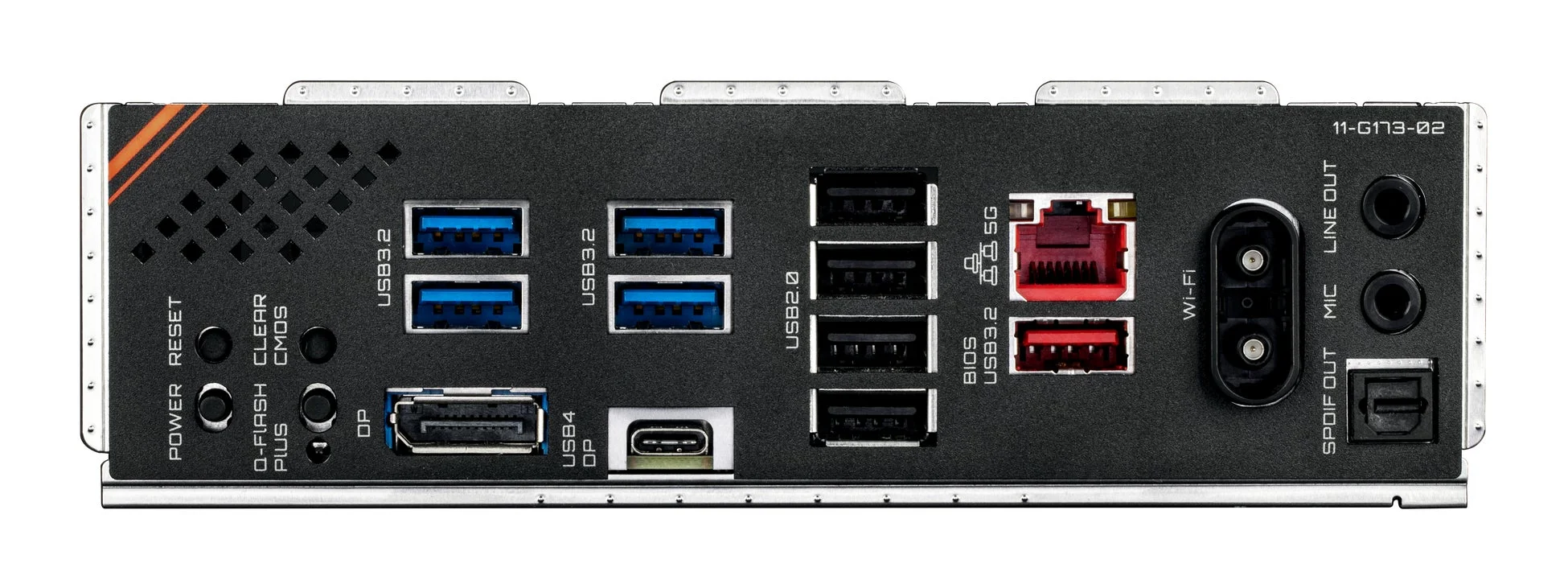 GIGABYTE Z890M FORCE DUO X WIFI7 I/Oパネル