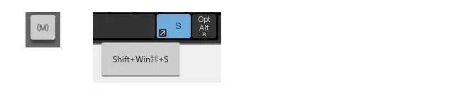 修飾キー割り当て例