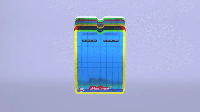 物理スクリーンオーバーレイの様子