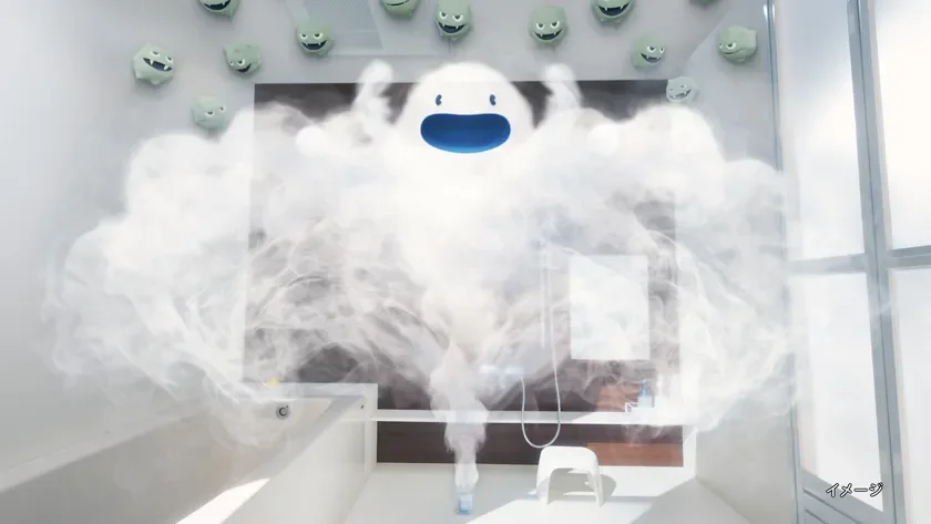 CMカット：浴室まるごと防カビのイメージ