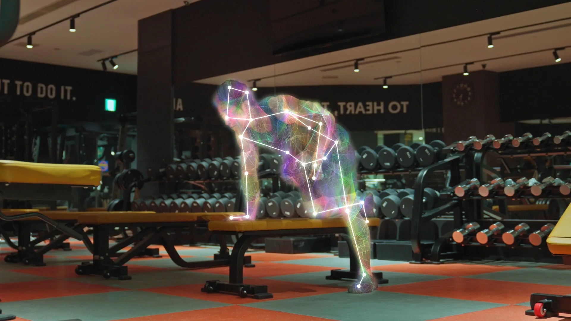 AIモーショントラッキングによるエクササイズ