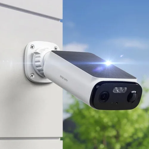 ソーラー充電&配線不要!スマホで見守る高画質500万画素の屋外防犯カメラが新発売