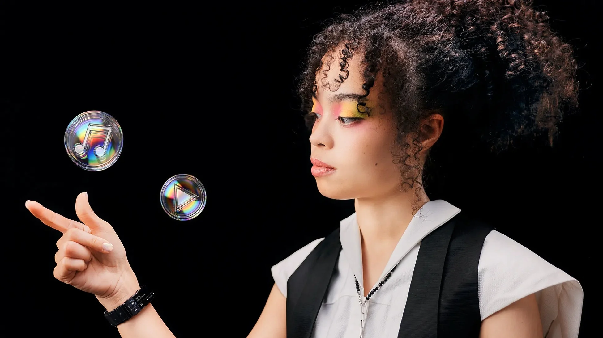 音楽操作のイメージ