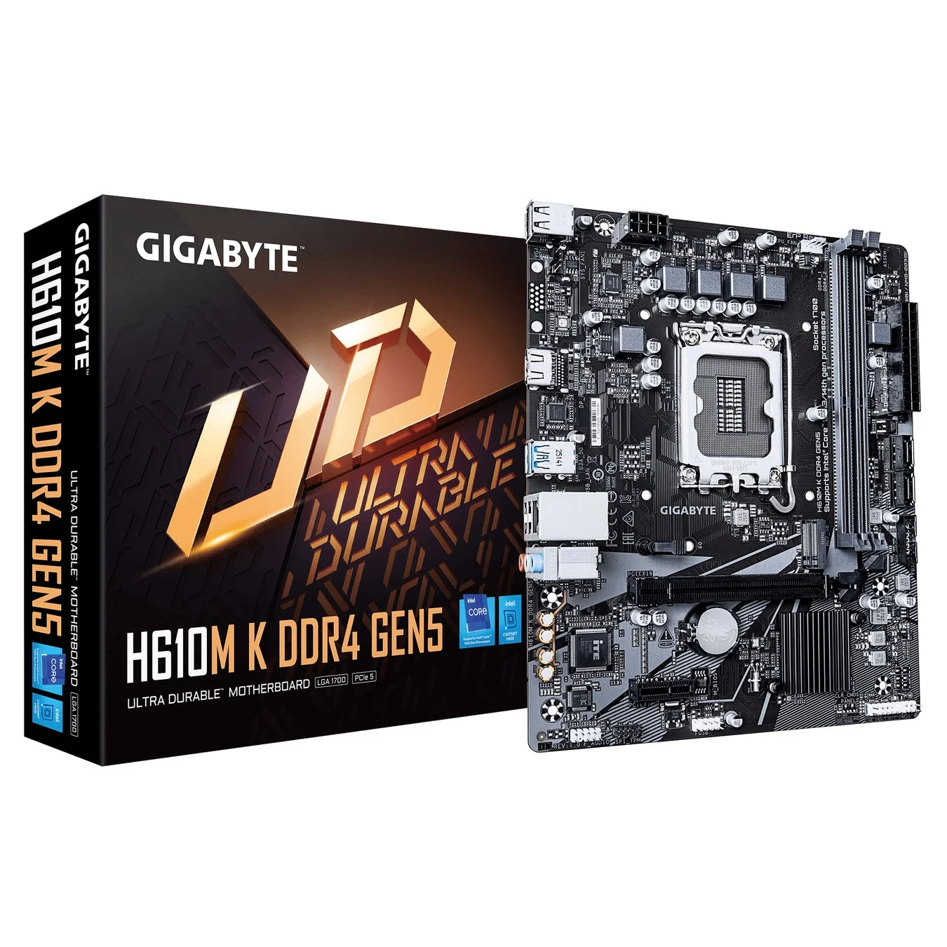 GIGABYTE、Intel H610搭載Micro-ATXマザーボード「H610M K DDR4 GEN5」を9,800円で発売