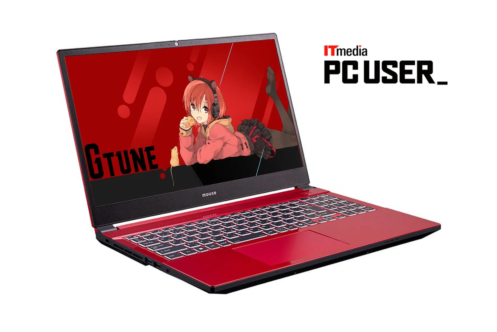 「ITmedia PC USER」と「マウスコンピューター」コラボPC第2弾、「ITちゃん」壁紙付きゲーミングノートPC「G TUNE P5」が新登場