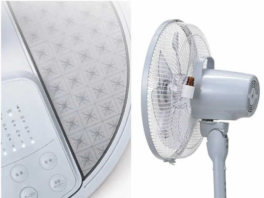 カットガラス柄ベースとアロマホルダー