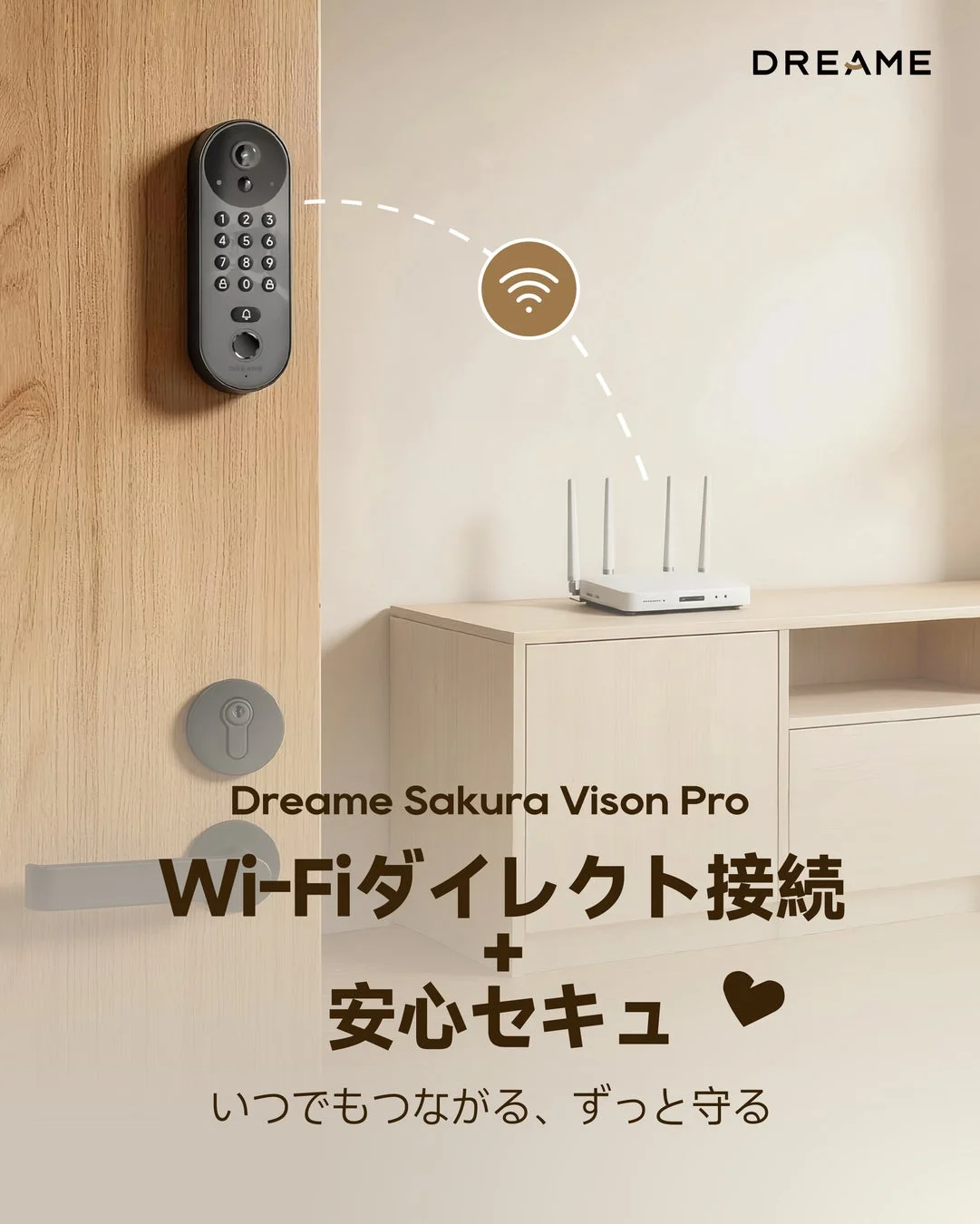Dreame Sakura Vison Pro Wi-Fiダイレクト接続