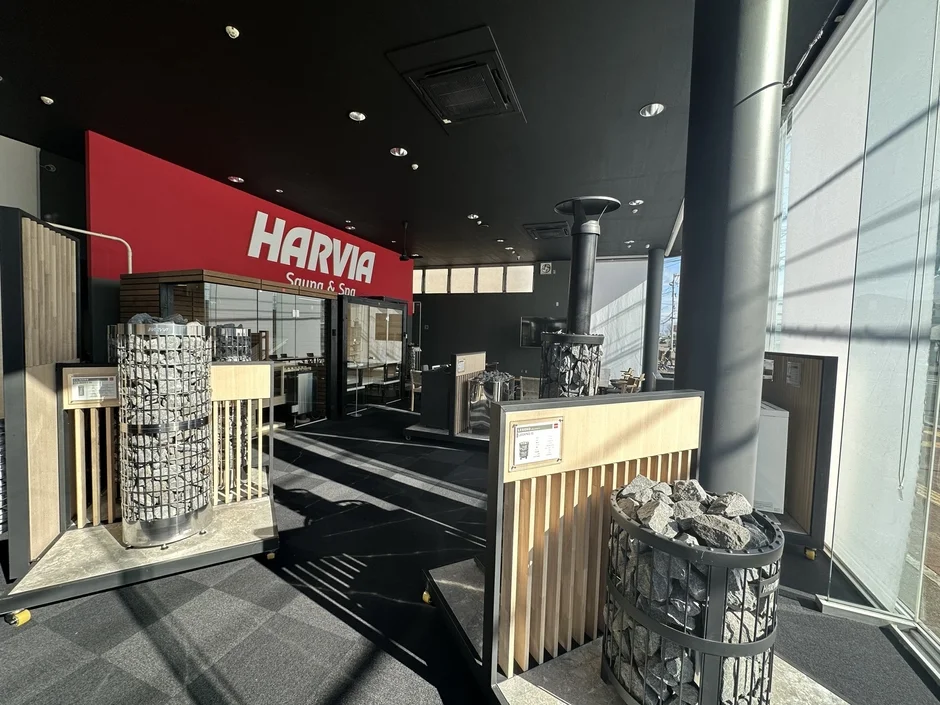 HARVIA サウナヒーター 展示