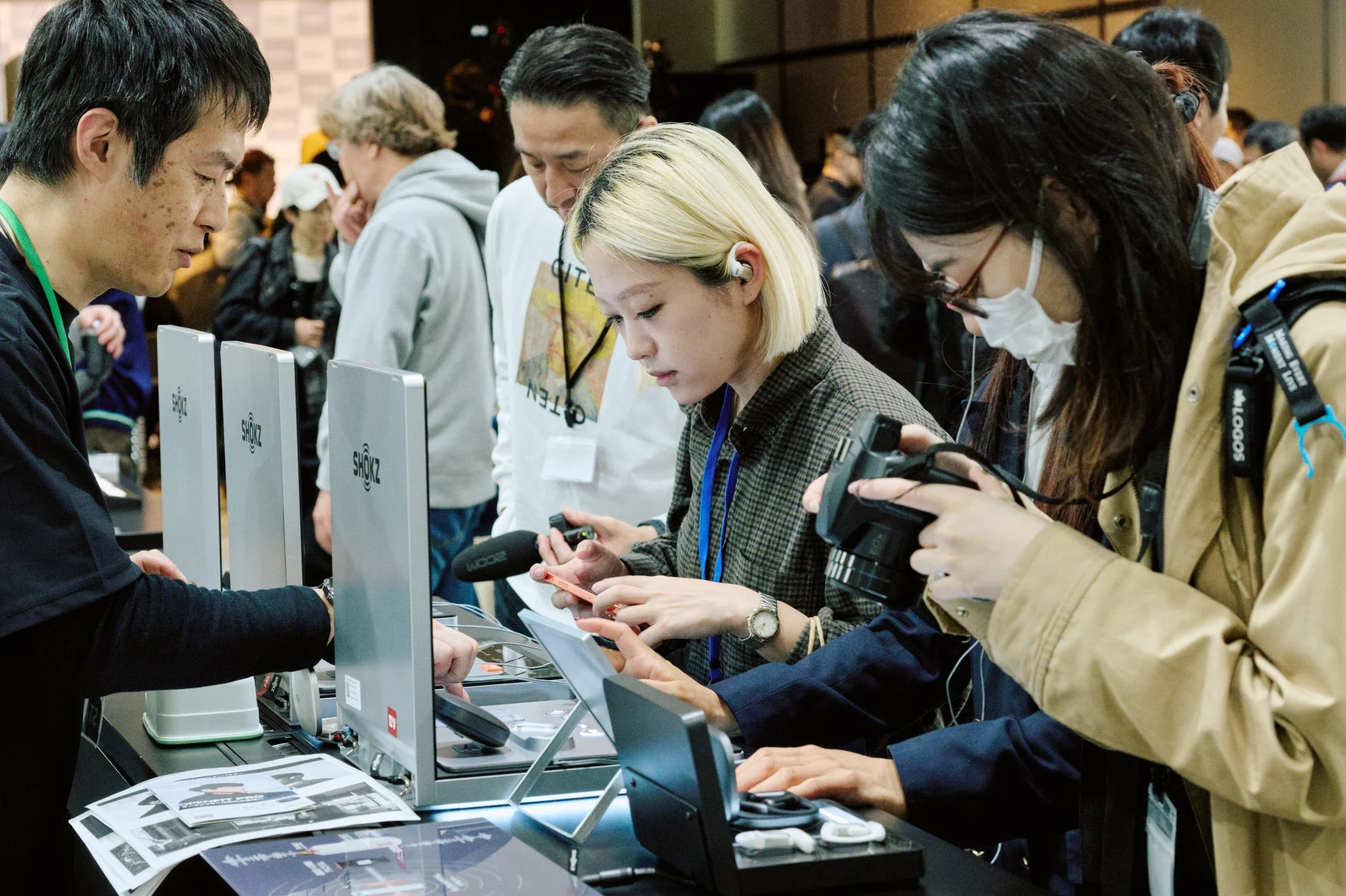 タッチ＆トライの様子